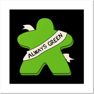 Always Green Meeple Board Game Posters and Art